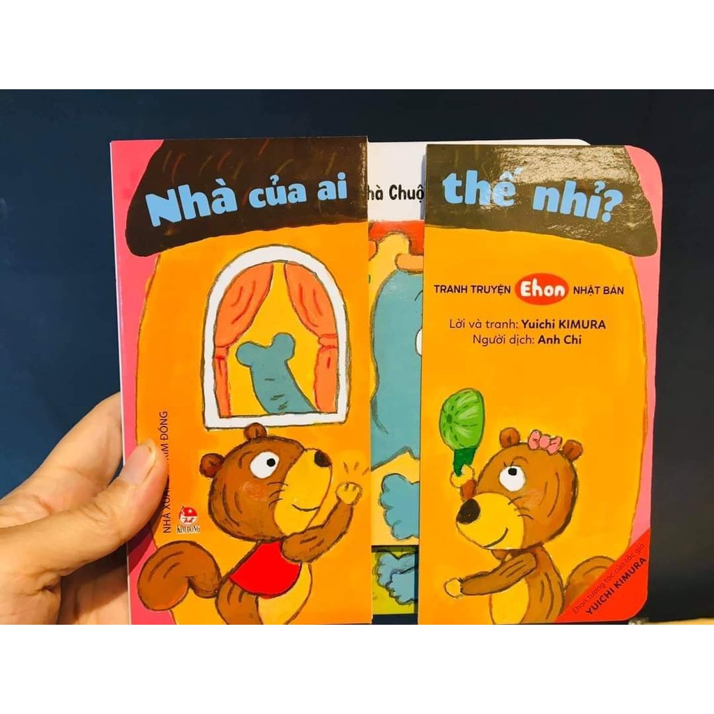 Sách Ehon Tương Tác: Lêu Lêu Mặt Xấu- Ai Đấy Nhỉ?- Nhà Của Ai Thế Nhỉ?- Món Gì Ngon Thế Nhỉ? - lớn lên trông mình như th | BigBuy360 - bigbuy360.vn