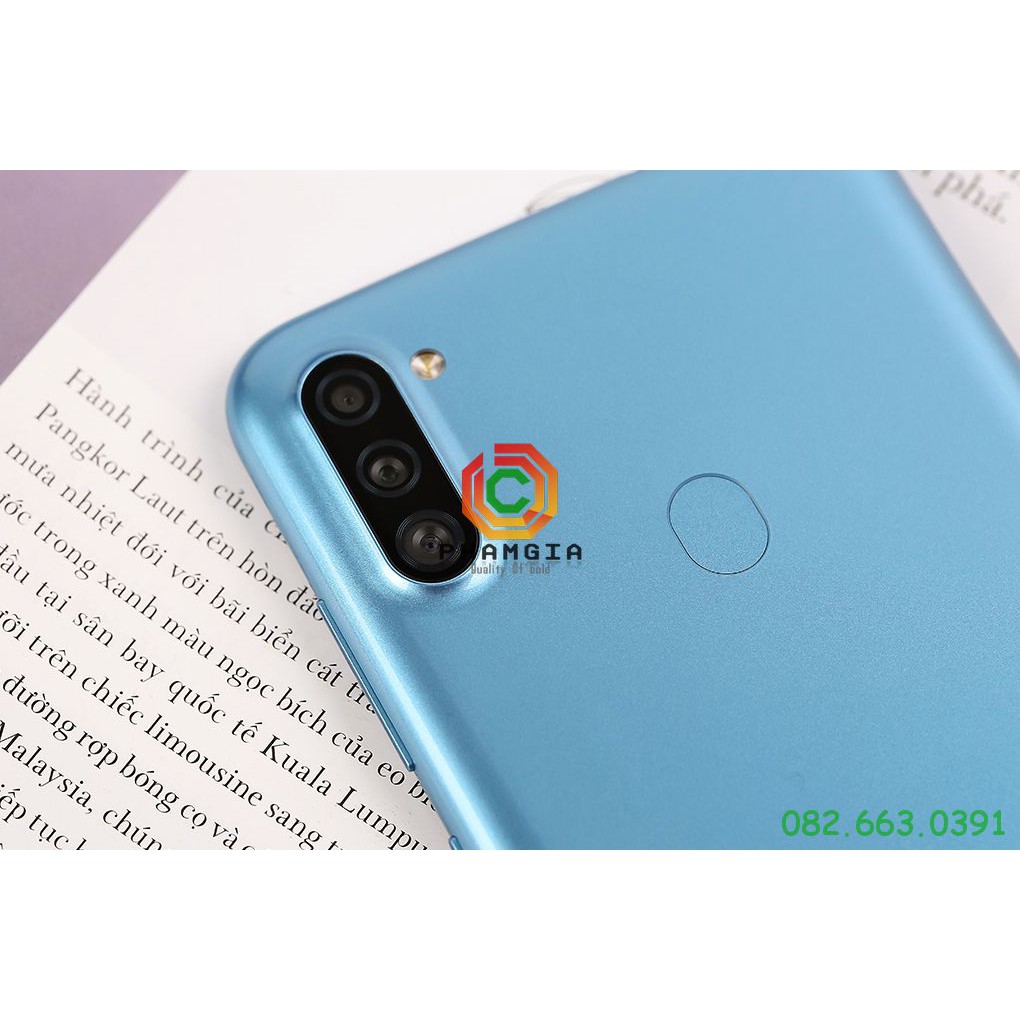Cường lực camera samsung galaxy a11 - cường lực 9H trong suốt - 3 lớp - siêu bền