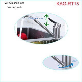 VÒI LẠNH RỬA CHÉN BÁT GẬT GÙ KAG-RT13