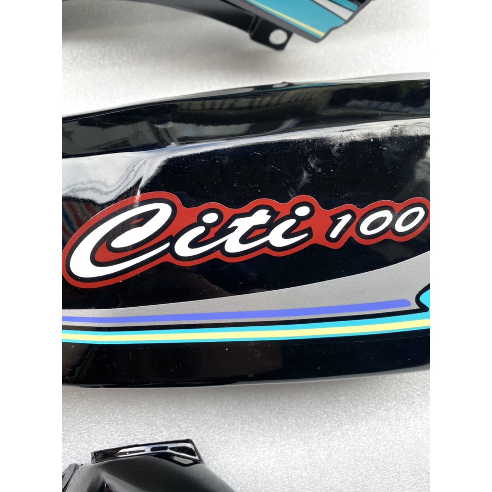 DÀN ÁO XE CITI 100 DAELIM NHỰA ABS MÀU ĐEN