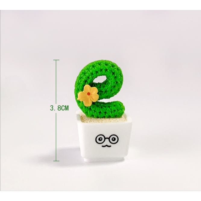 Set trang trí taplo ô tô hình chữ LOVE xương rồng xinh xắn loại to, đẹp - Dũng An Shop