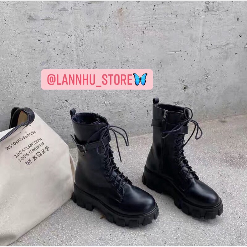 boot răng cưa có khuy cài