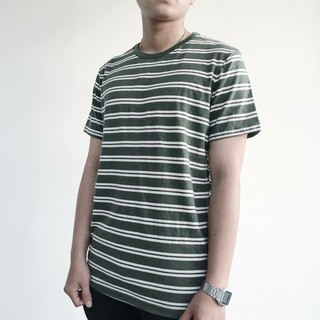 Áo phông (áo thun) kẻ A.E hàng xuất form Mỹ Oversize