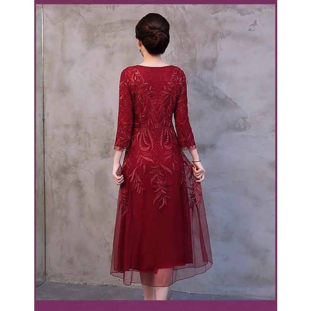 Đầm ren nữ cao cấp kiểu dáng sang trọng NP2925