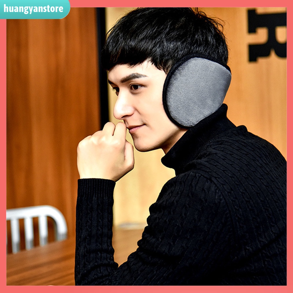 HY| Bông chụp tai giữ ấm linh hoạt cho nam tùy chọn màu sắc