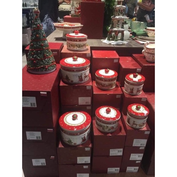Hũ sứ villeroy boch noel
