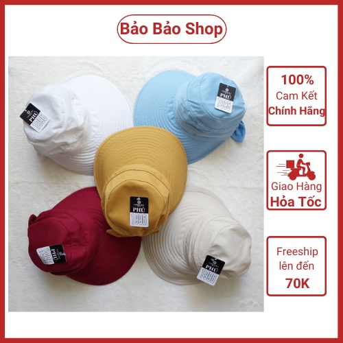 Nón mũ nữ rộng vành chống nắng phối nơ phong cách Hàn Quốc