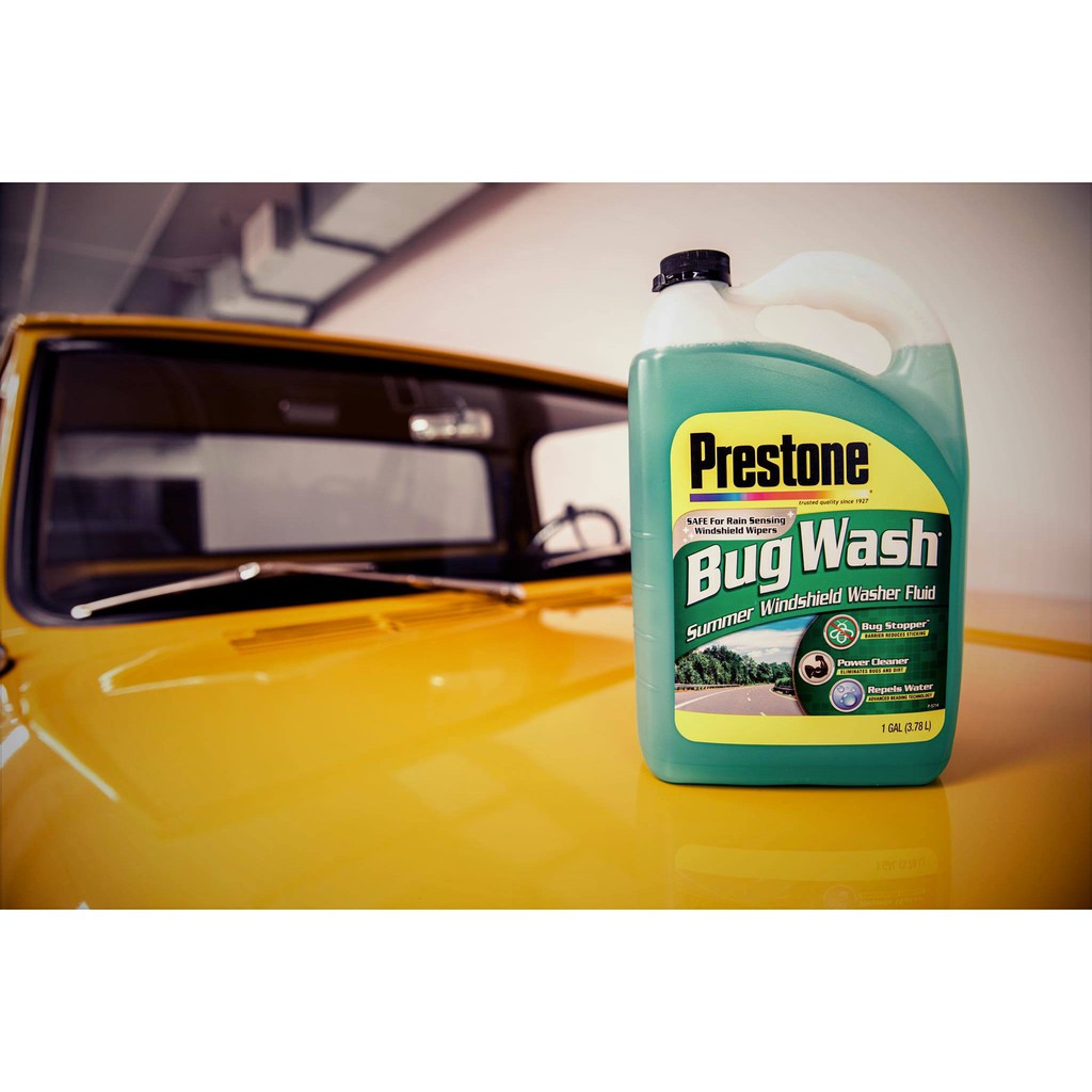 Nước rửa kính ô tô Prestone Bug Wash (Mỹ) 3,78L
