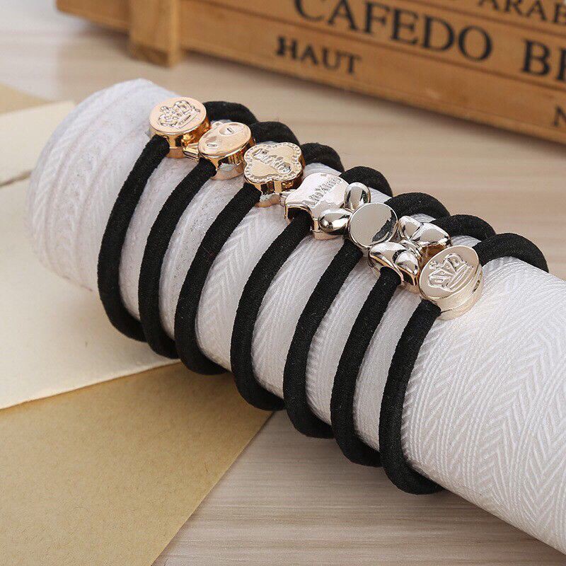Set 5 Dây Cột Tóc Hàn Quốc