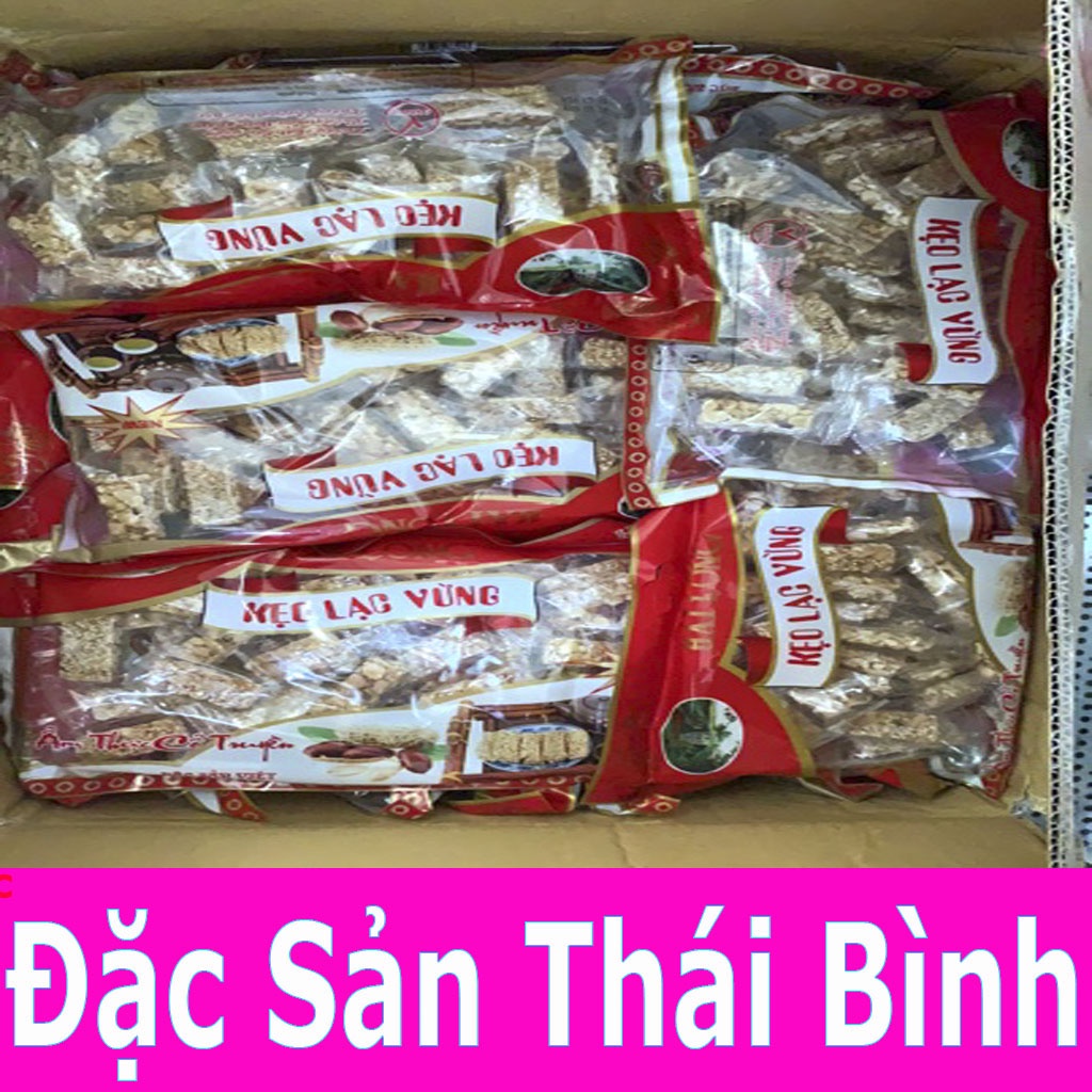 Kẹo Lạc Làng Nguyễn - Kẹo Lạc Thái Bình Đình Mạnh Cao Cấp Gói 500g