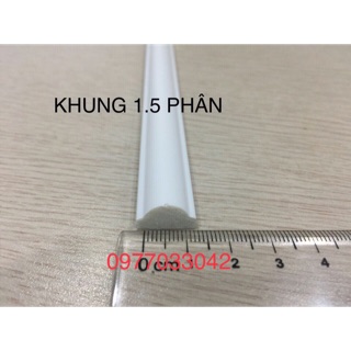 Phào chỉ khung trang trí tường bảng 1,5cm nhựa ps Hàn Quốc