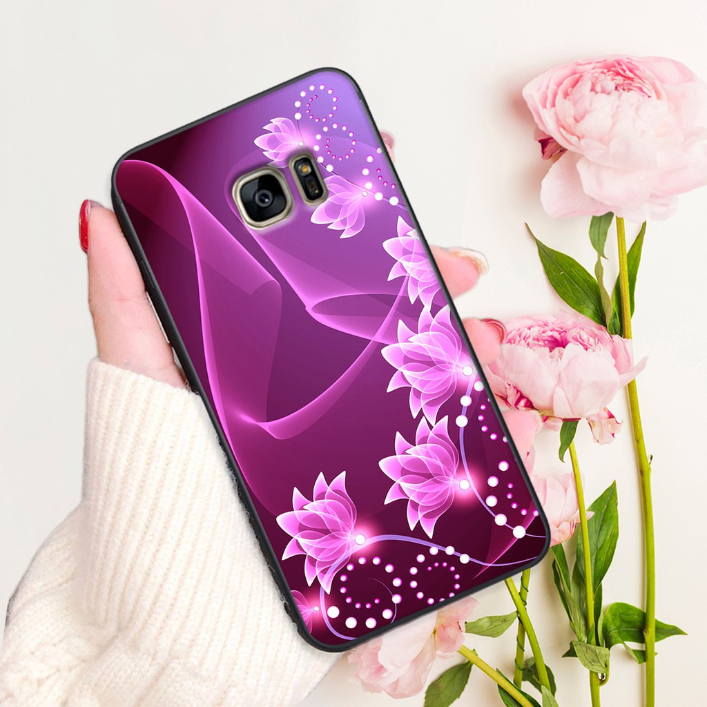 Ốp lưng điện thoại Samsung Galaxy S7 - S7 EDGE in hình hoa siêu đẹp- Doremistorevn