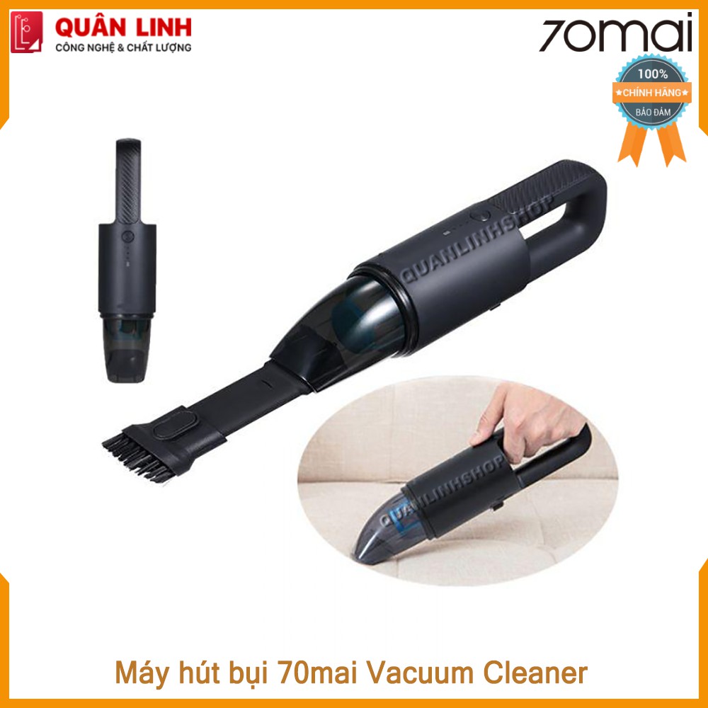 Máy hút bụi cầm tay 70mai Vacuum Cleaner Swift tích hợp pin dung lượng 4000mAh, công suất 80W