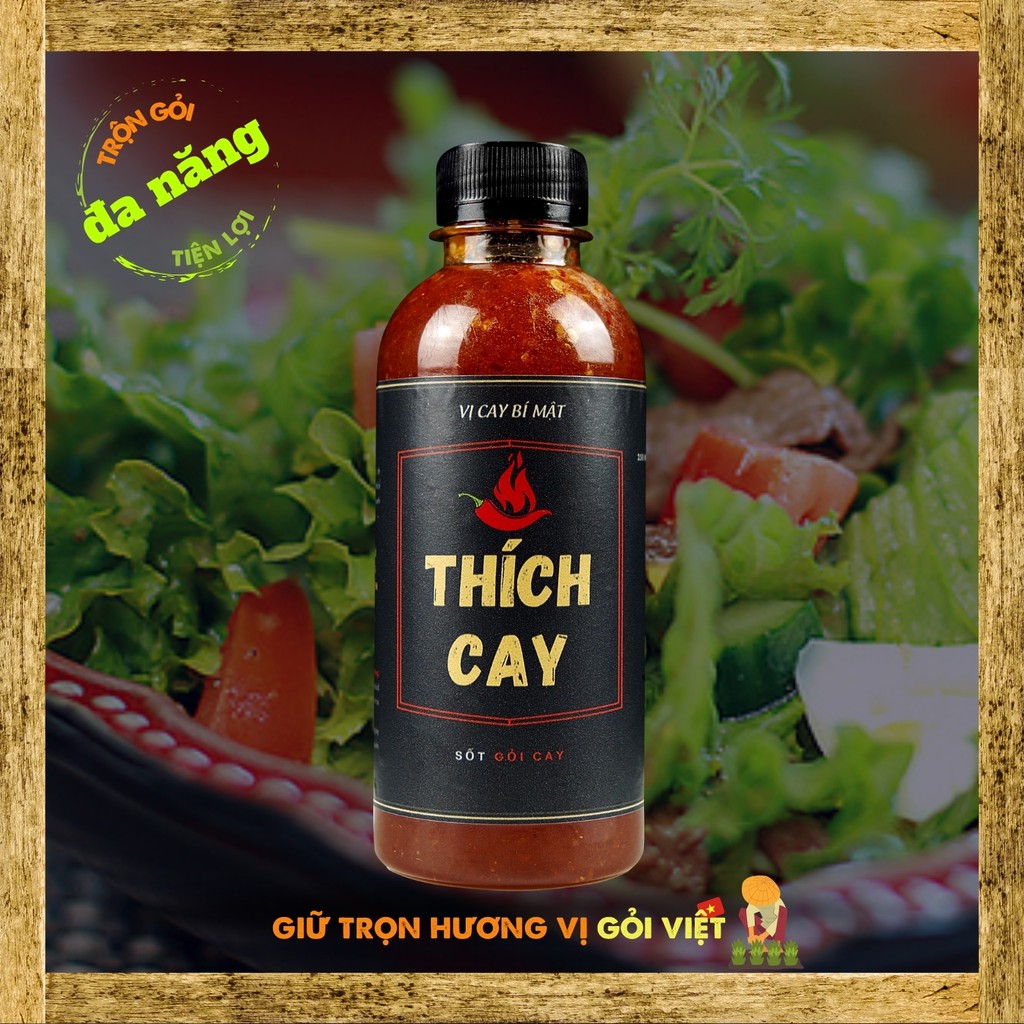 Nước chấm đủ vị x 5 chai 250ml Thích Cay Fresh Sauce, vị truyền thống, cách tân tiện dụng