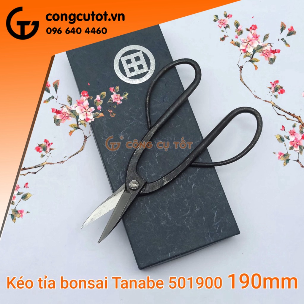 Kéo tỉa bonsai Tanabe 501900 190mm chính hãng Nhật Bản