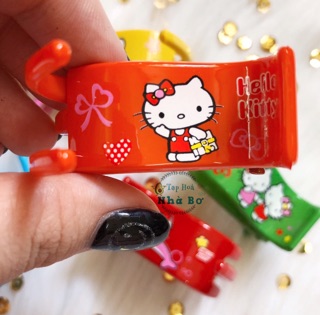 KẸP TÓC CÀNG CUA 3 RĂNG HÌNH KITTY HÀNG CAO CẤP