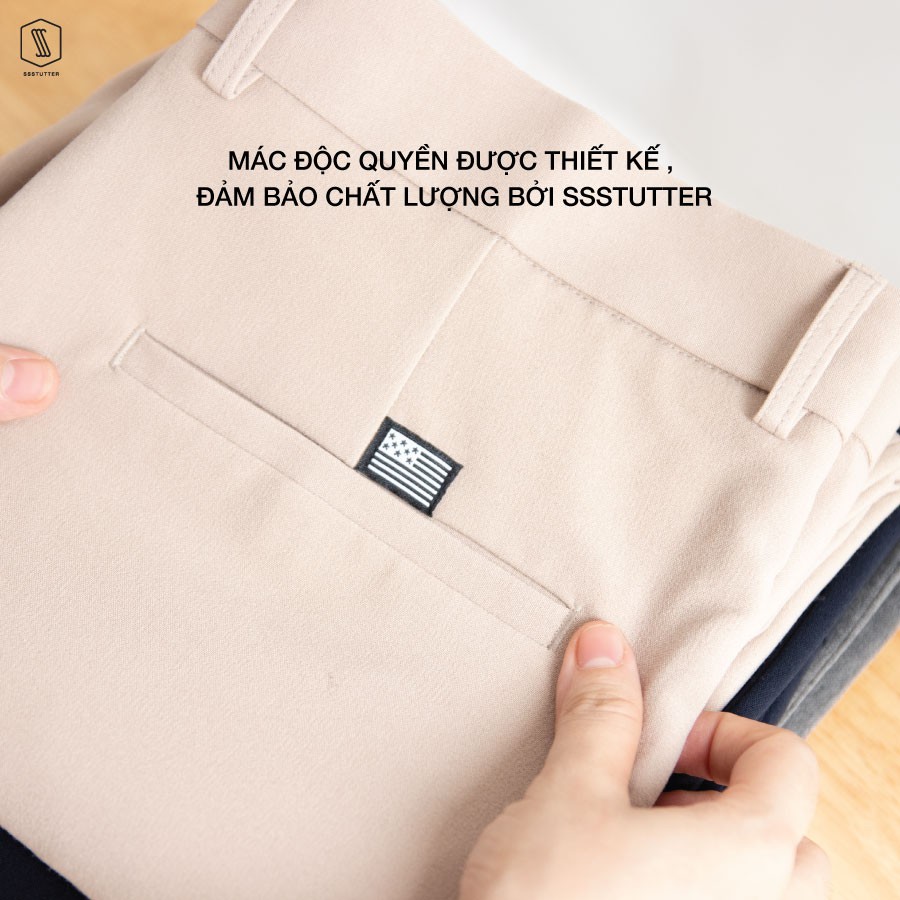 [SSSTXUX3 hoàn 8% xu]Quần âu Nam Regular Fit Basic SSSTUTTER Vải dệt thoi co giãn siêu nhẹ 5 màu Great Life Pants v2 | BigBuy360 - bigbuy360.vn