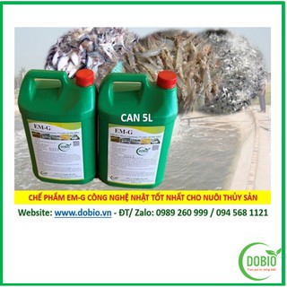 Chế phẩm sinh học EM G gốc can 5 lít, men vi sinh gốc từ 1 lít EM G gốc DOBIO+1 Lít mật mía ra được 40 lít EM thứ cấp