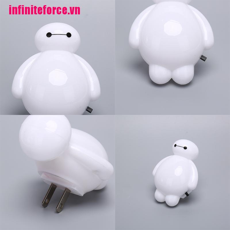 Bóng đèn LED thiết kế hình nhân vật BayMax Big Hero 6 tiết kiệm năng lượng dễ thương cho trẻ em
