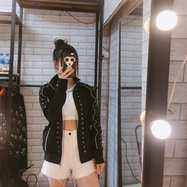 Áo khoác cá tính đồ unisex ảnh chụp thật | BigBuy360 - bigbuy360.vn
