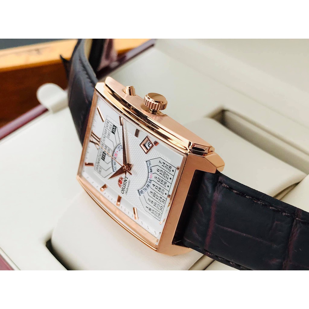 Đồng hồ nam ORIENT LỊCH VẠN NIÊN FEUAG001WH hàng cực độc