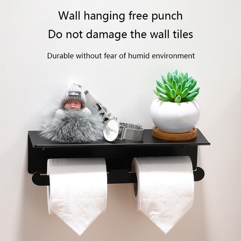 Giá Đỡ Cuộn Giấy Vệ Sinh Gắn Tường Tiện Lợi