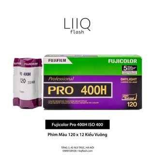 Phim Fujicolor Pro 400H ISO 400, Màu Color, 120 x 12 Kiểu Vuông, In Date Cho Máy Chụp Ảnh Film – LIIQ Flash