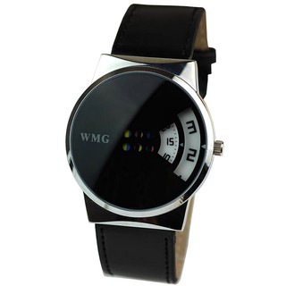 Đồng hồ nam WMG 63KN1 dây da (Đen)