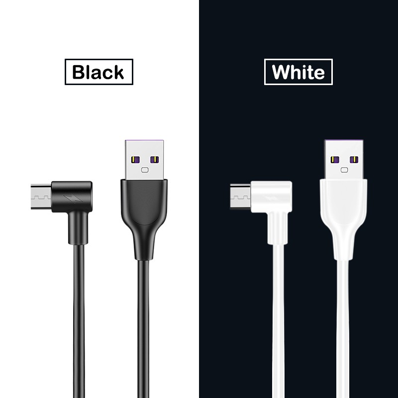 5A Elbow Type-C Charging Cable For Samsung Huawei Xiaomi RedMi OPPO USB C Type-C Cable