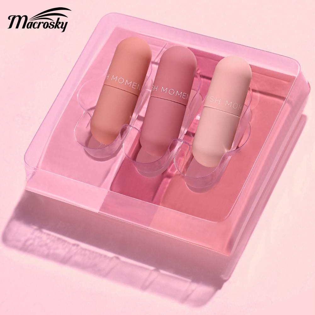 (Hàng Mới Về) Set 3 Son Môi Màu Sắc Tuyệt Đẹp Quyến Rũ Cho Nữ | BigBuy360 - bigbuy360.vn