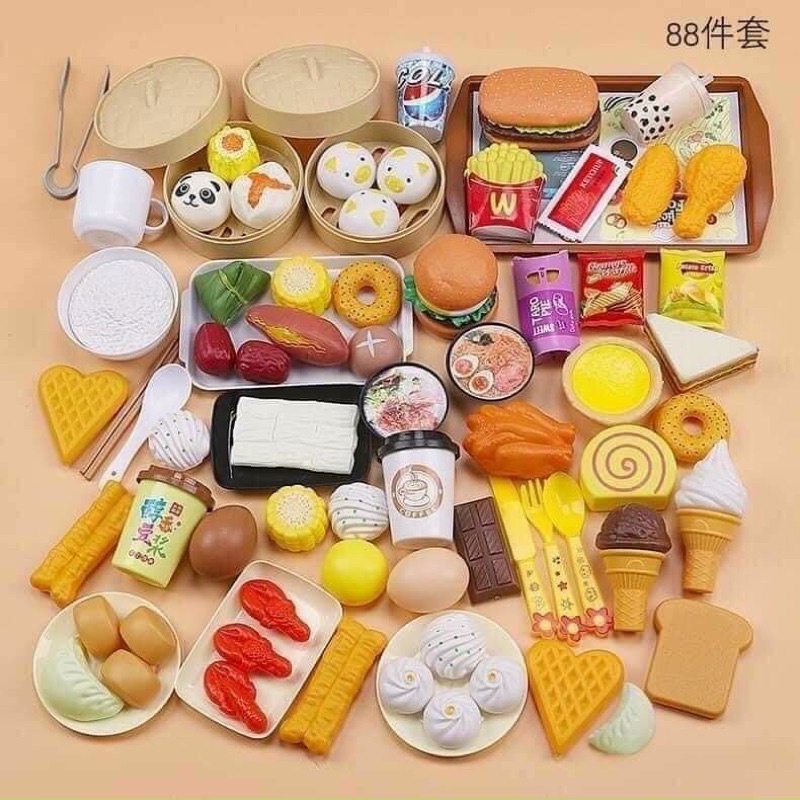 bộ đồ chơi món ăn