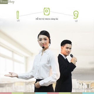 Máy trợ giảng không dây có bluetooth Shidu SD-S92 (02 micro)