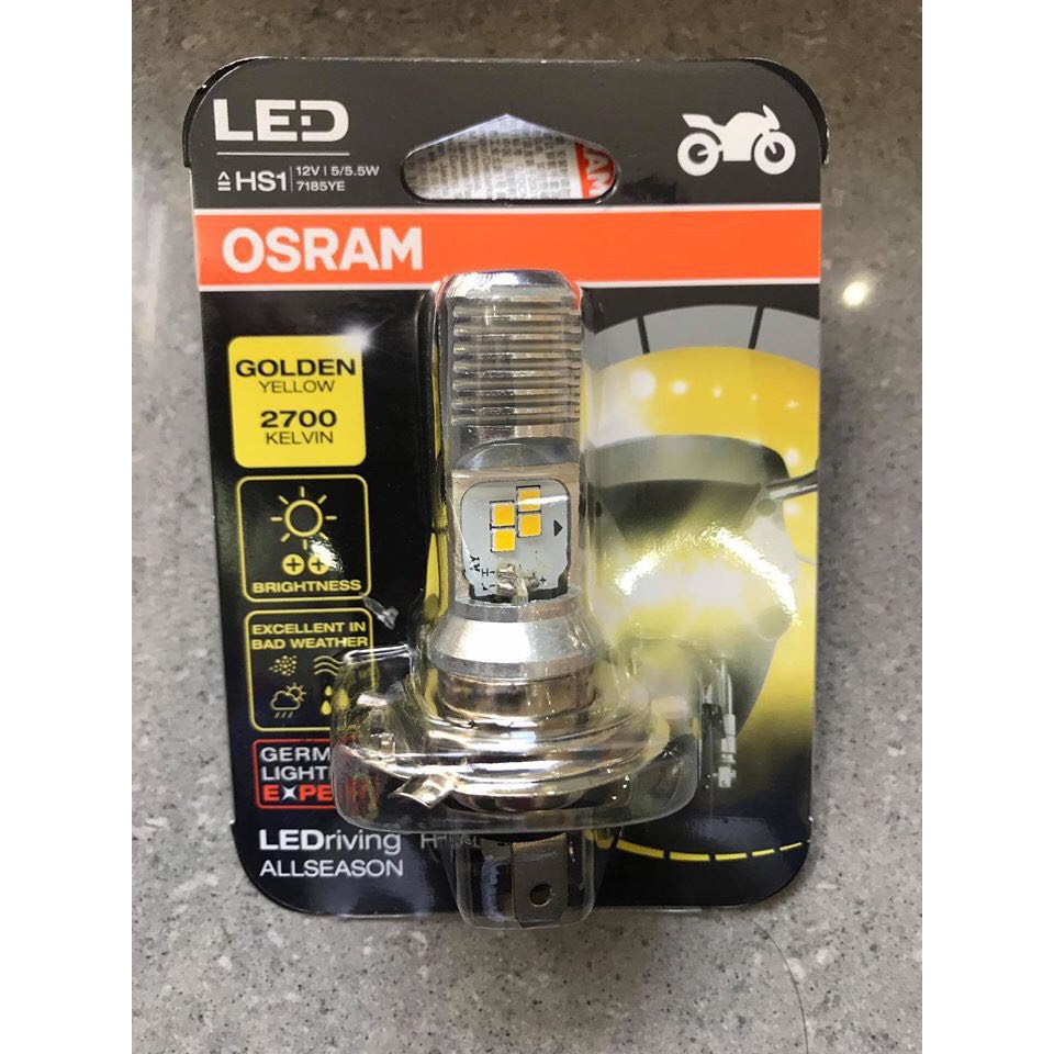 Bóng đèn LED OSRAM HS1 tăng sáng phá sương H4 LED VÀNG