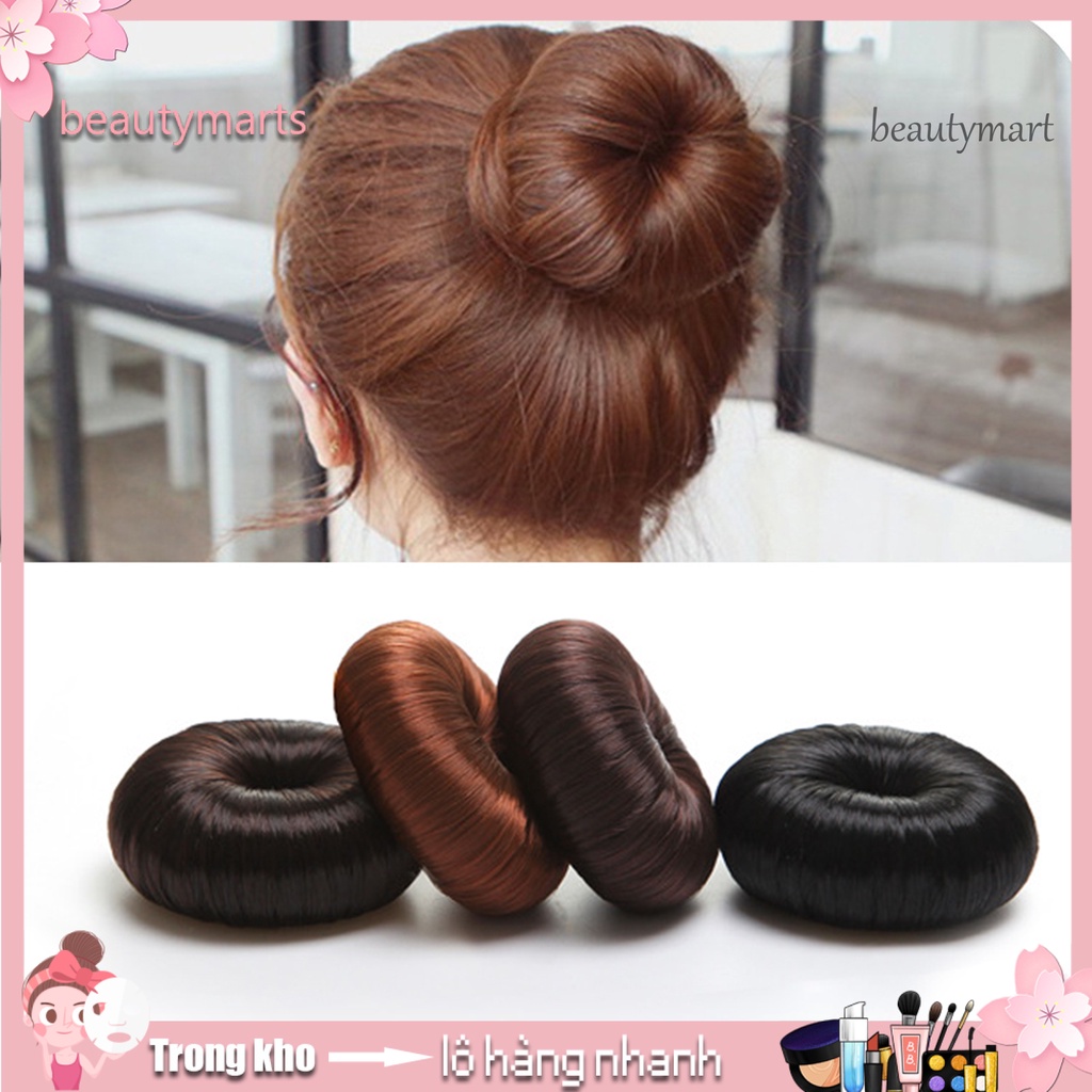 (Hàng Mới Về) Búi Tóc Giả Co Giãn Tạo Kiểu Thời Trang Cho Nữ