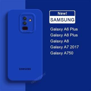 Toàn Bộ Ốp Điện Thoại Silicone Mềm Bảo Vệ Camera Cho Samsung Galaxy A6 Plus A8 A8+ A7 2018 A750