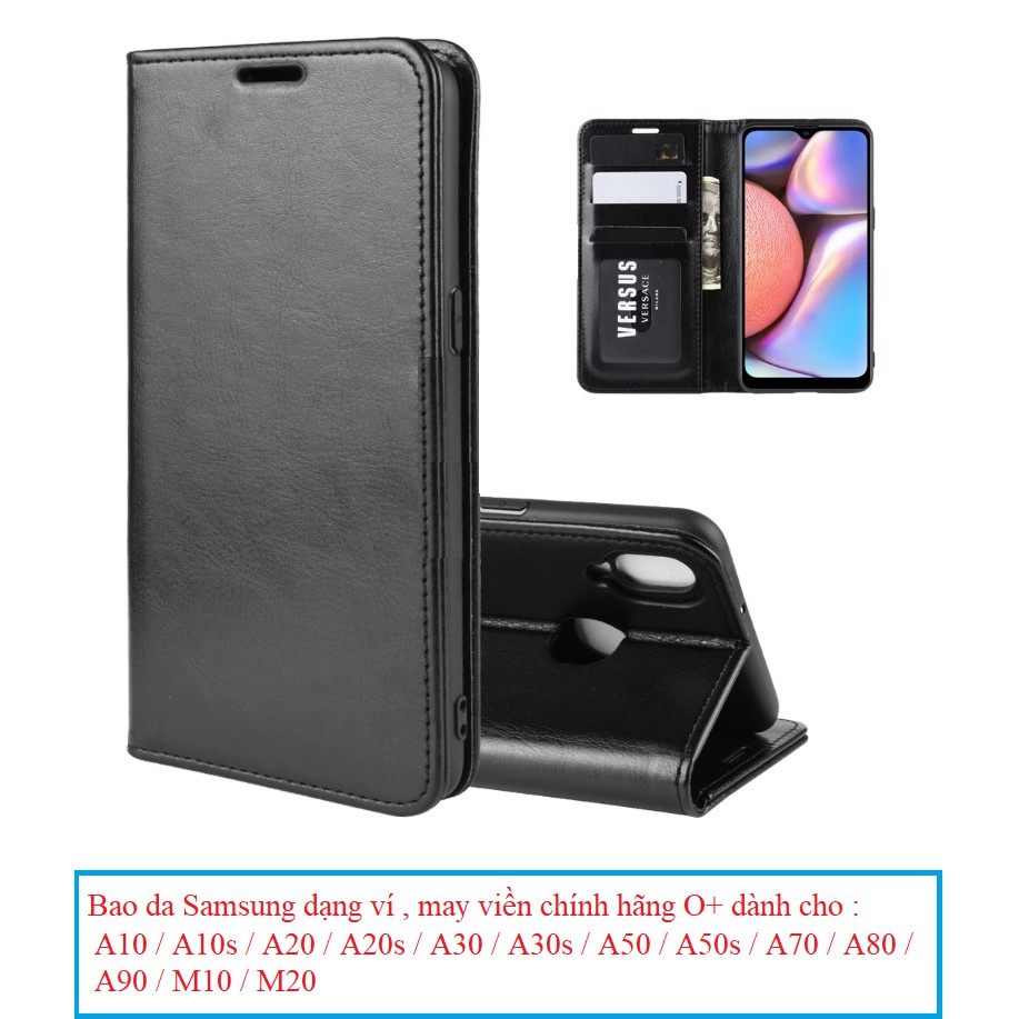 Bao da Samsung A10 , A10s , A20 , A20s , A30 , A30s , A50 , A50s , A70 , A80 , A90 , M10 , M20 nắp gập O+ cao cấp | BigBuy360 - bigbuy360.vn
