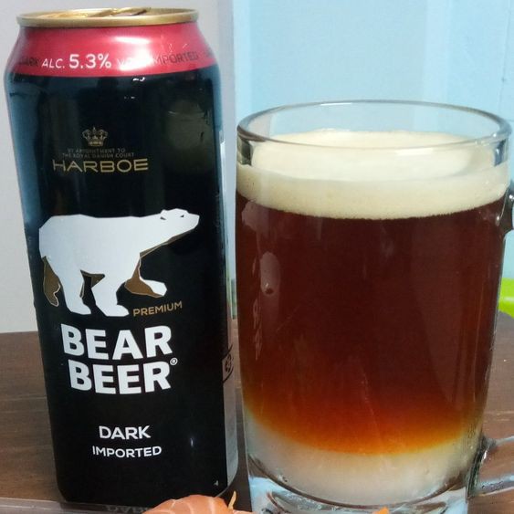 Bia Bear Harboe Dark 5.3% 500ml