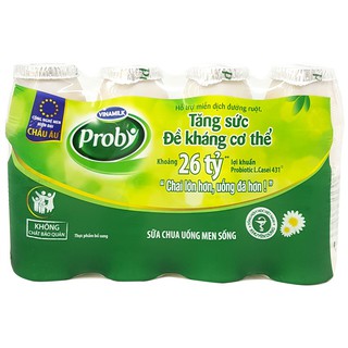 [Siêu rẻ] 3 lốc Sữa chua uống men sống Probi 130ml*4 (Ship Hà Nội)