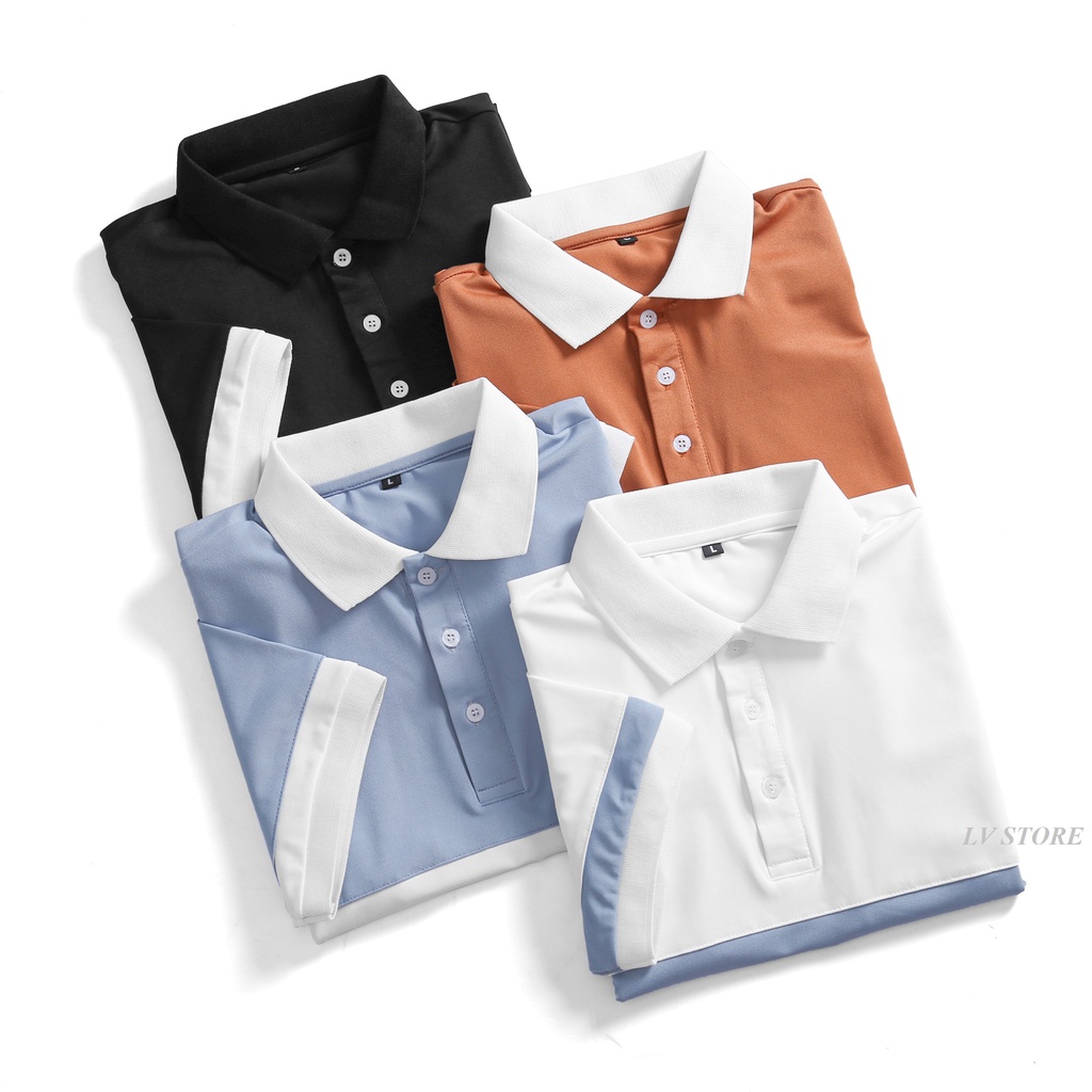 Áo Polo nam sọc ngang Alchamy áo thun cổ bẻ tay ngắn vải cá sấu cotton cao cấp đứng form, tôn dáng, lịch lãm - Lv Store