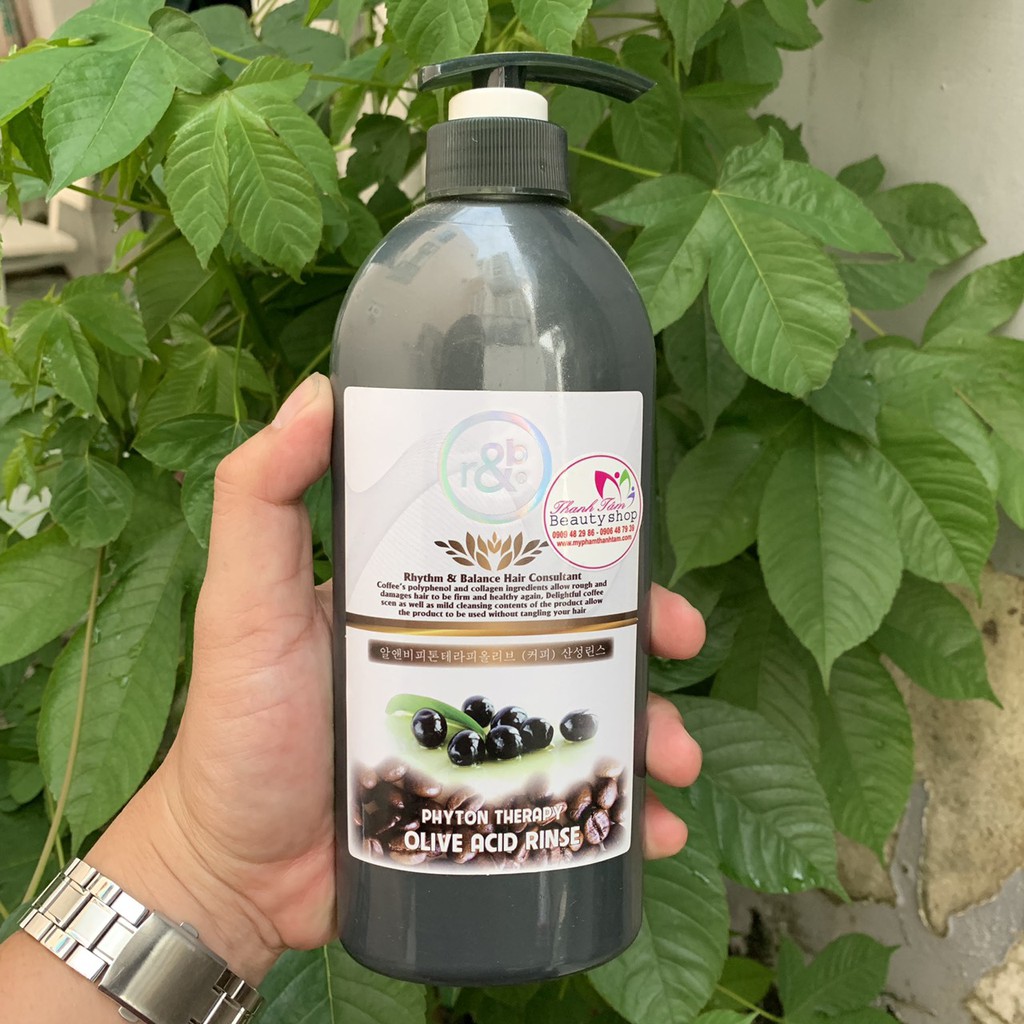 Dầu xả hương cà phê Coffee R&amp;B Olive Acid Rinse 600ml