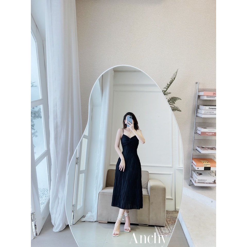 Đầm 2 dây xoắn ngực - AD010