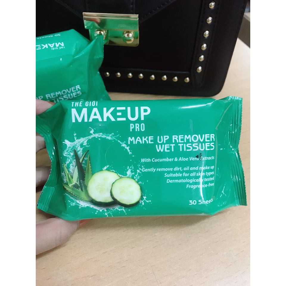 Tẩy trang dưa leo, lô hội Makeup Remover Wet Tissues | BigBuy360 - bigbuy360.vn