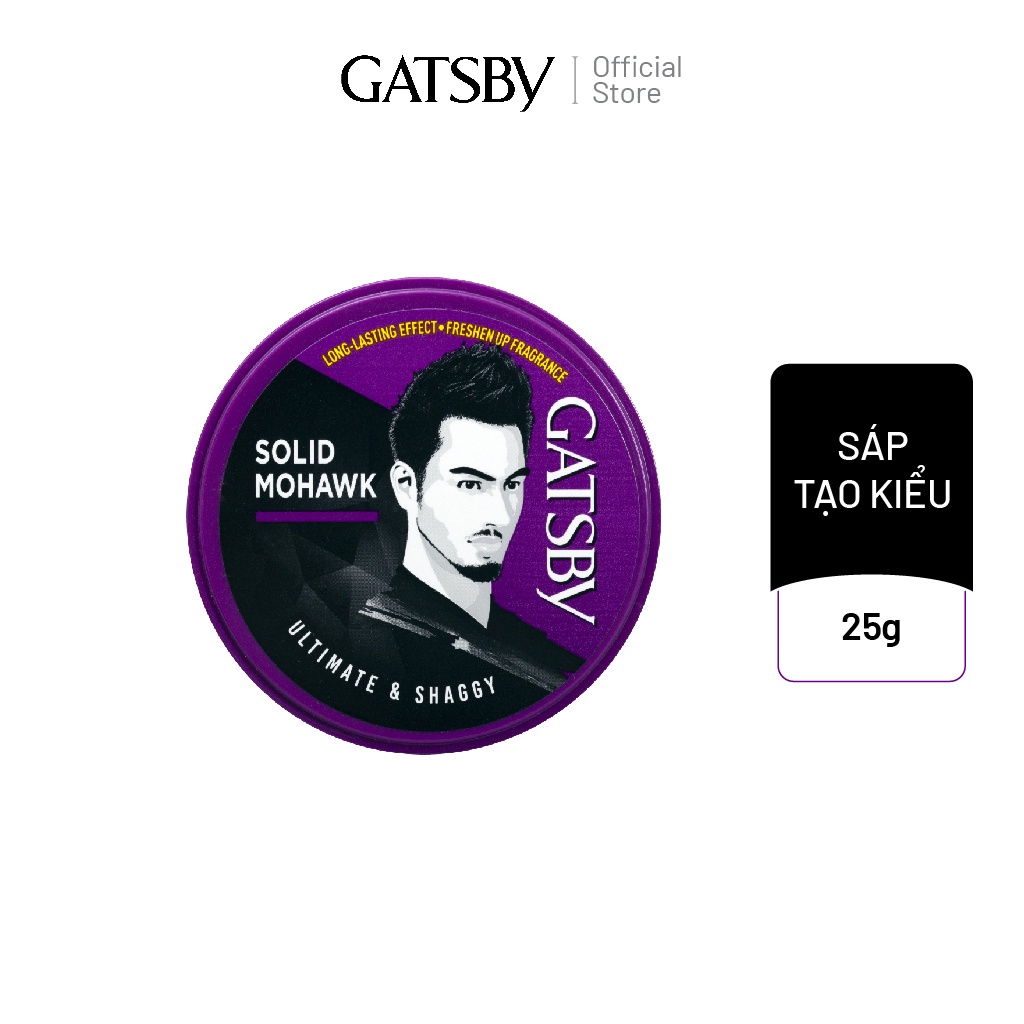Wax Tạo Kiểu Tóc GATSBY STYLING WAX ULTIMATE &amp; SHAGGY 25g