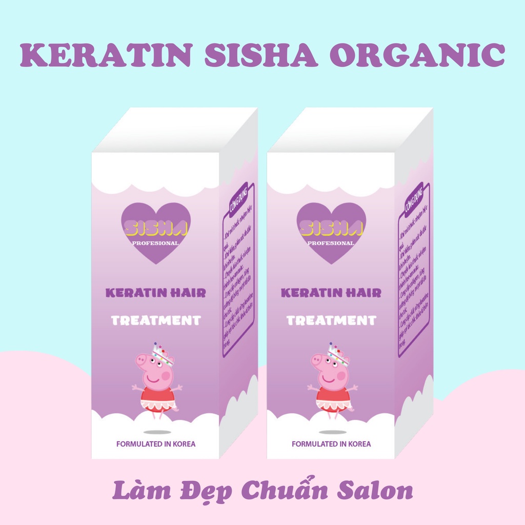 Dưỡng Tóc Keratin SISHA ORGANIC Hỗ Trợ Phục Hồi Tóc, Bền Màu Nhuộm Không Lo Hư Tổn, Luxihairs