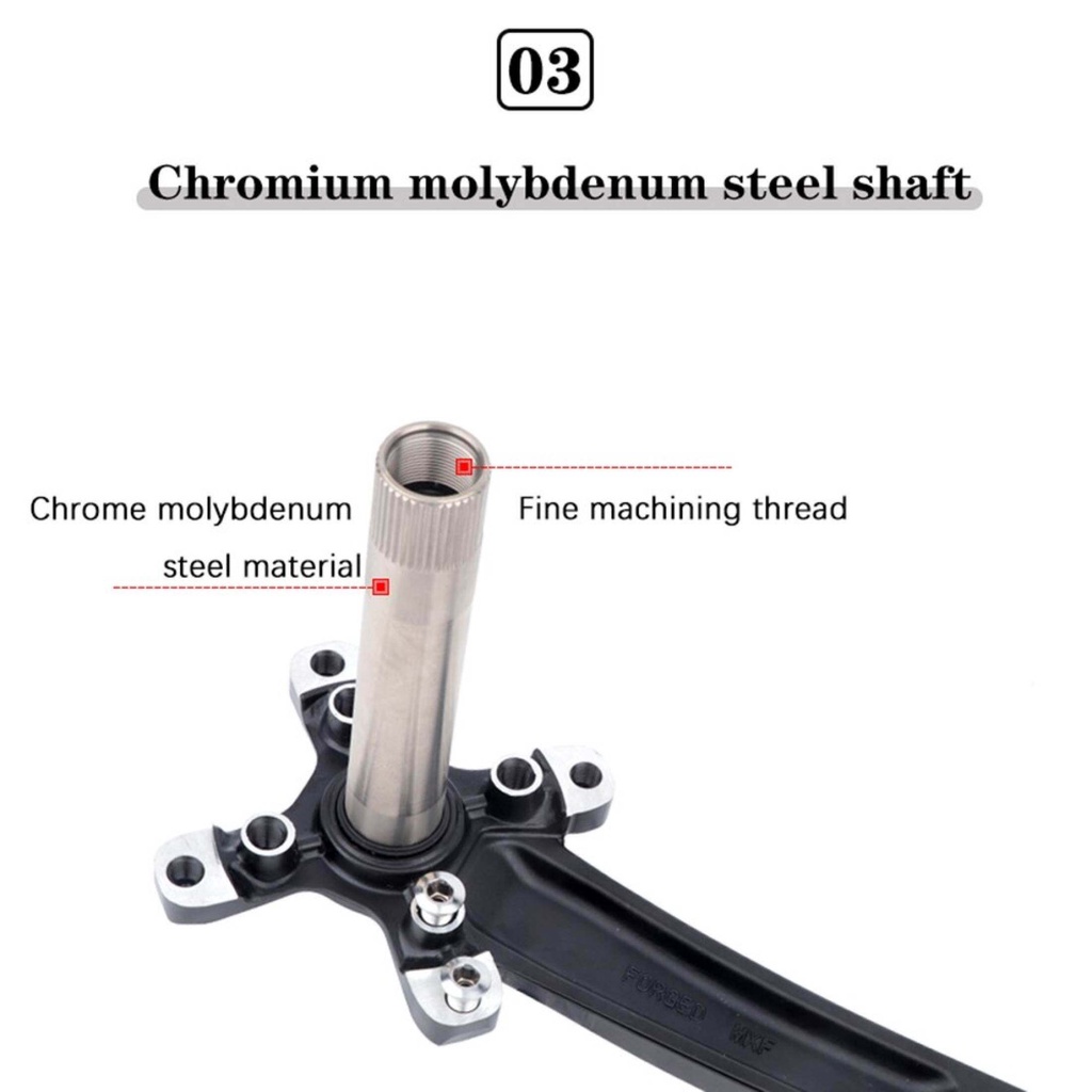 Thanh Nối Dây Xích Xe Đạp Mtb 104BCD 32/34/36/38T 170/175 Chuyên Dụng