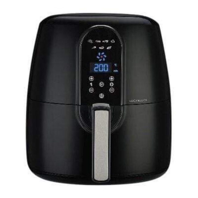 Nồi chiên không dầu điện tử LocknLock EJF351BLK- Màu Đen 5,2L 1800W, thương hiệu Hàn Quốc