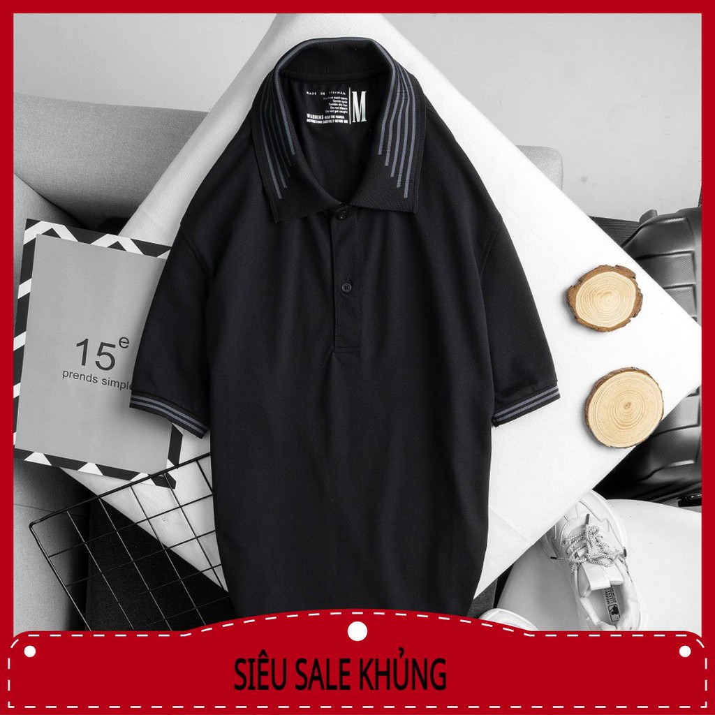 Áo Thun Nam Tay Ngắn | Áo Phông Nam Tay Lỡ Cổ Đứng Thời Trang Cao Cấp A02-002 ThaongaoShop