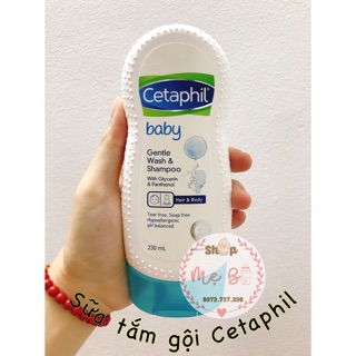 Sữa tắm gội toàn thân cho bé cetaphil