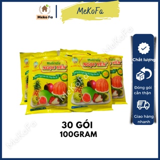 30 gói muối sấy Ngọc Yến 100g muối ngon chay mặn đều dùng được