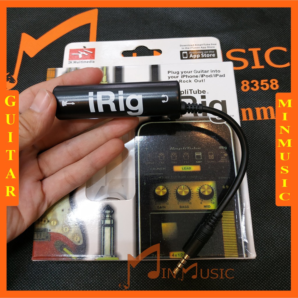 iRig AmpliTube Cáp kết nối đàn guitar với điện thoại